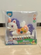 Askato Grający Jednorożec zabawka muzyczna pianinko (Nowa!)