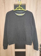 129 Szara krótka bluza basic rozmiar S