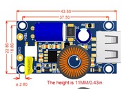 Przetwornica DC 9-85V/DC 5V 2A moduł ładujący USB na rower elektryczny