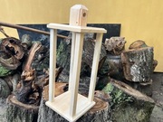 Lampion, latarnia drewniana- naturalny