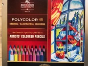 Polycolor artystyczne kredki 3826048001 Koh-I-Noor 48 kolorów metalowe op.