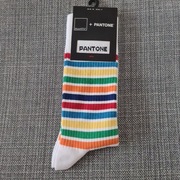 Skarpetki MuseARTa + PANTONE – paski multicolor