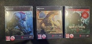 Trylogia Wiedźmin 1 2 3 STEELBOOK UNIKAT wszystkie gry PC NOWE FOLIA