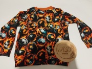 Śliczna bluza bawełniana Piłka nożna 122