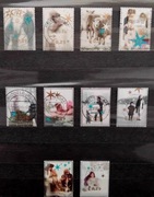 Znaczki Pocztowe Boże Narodzenie Holandia Kolekcja z Roku 2004