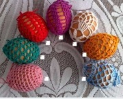 Koszulki szydełkowe na jajka-Wielkanoc-różne kolory