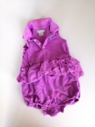 fioletowe rampersy dla dziewczynki polo ralph lauren 74cm 3-6-9miesiecy