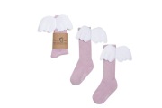 LAWENDOWE PODKOLANÓWKI DZIECIĘCE ANIOŁEK MAMA'S FEET 4-6 LAT