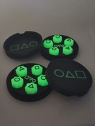 Kości Gonggi inspirowane Squid Game 2 - Świecące w ciemności