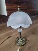 Lampka nocna mosiężna stylizowana wysokość  40cm