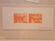 Francja 1998   Mi 3326+3328 NOWODRUK    konie  idealna pozycja