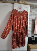 Urocza sukienka w kolorze ceglastej czerwieni- rozmiar L (40) : Mudpie