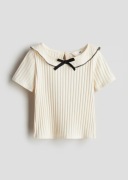 Bluzka H&M 98/104 z kołnierzykiem w prążek zara 