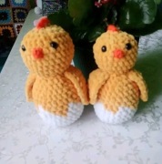 Szydełkowy kurczak, 18cm