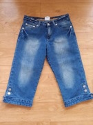 Spodnie Jeans Krótkie Damskie rozm. 34