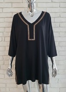 Overchic turecka premium tunika cyrkonie plus size xxxl 50 52