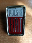Oryginalny Emblemat POLSKI FIAT do Fiata 125p