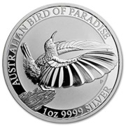 Srebrna moneta Australijski Rajski Ptak, 1 oz, 2018
