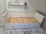  Łóżko IKEA HEMNES ROZKŁADANE 80/160x200 jak nowe + szuflady