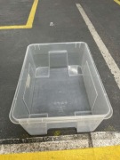 IKEA SAMLA Pojemnik przezroczysty, 39x28x14 cm/11 l