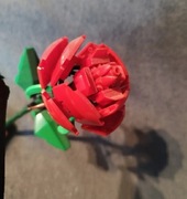 Klocki techniczne Róża Czerwona 1 sztuka (4)(5)(6)