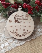 Bombka „Merry Christmas” – na pieniądze/kartę podarunkową