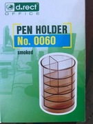 Przybornik na biurko D.RECT 0060 walec - dymny