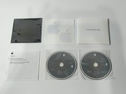 Oryginalna ściereczka Apple + naklejki +CD MacBook Pro 2008 MacOS X 10.5.2 