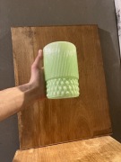 Klosz do lampy PRL zielony/ rzadki