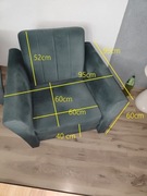 2 fotele stan idealny kupione rok temu