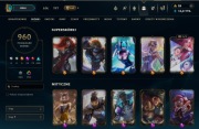 KONTO LEAGUE OF LEGENDS  960 SKINÓW |  MITYCZNE / PRESTIŻOWE | CHAMPIONS