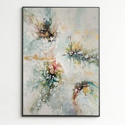 Obraz abstrakcja kwiaty 60x80 cm