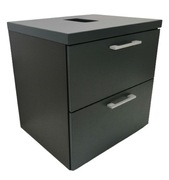 Szafka umywalkowa 60cm antracyt z blatem