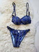 Bikini Brazyliany Usztywniana Miseczka Push Up rozm M 