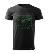 T-shirt męski niemodne.pl - grafika GRAMOFON GREEN