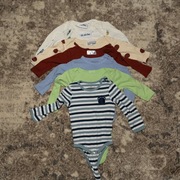 Zestaw 7 sztuki body niemowlęce długi rękaw r. 74