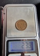 5 groszy 2014 - próba UNIKAT 2,38 g.