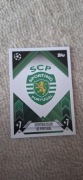 Sporting Clube De Portugal Karta Topps