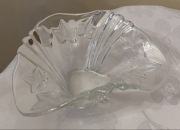 Misa kryształowa z liśćmi bluszczu - Walther Glas