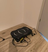 Platforma wibracyjna fitness | 99 poziomów, 5 programów, taśmy, pilot
