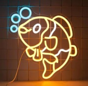 NEON LED RYBA RYBKA USB dekoracja do sklepu restauracji baru 