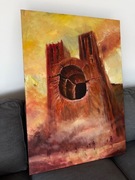 ,, Ukryta prawda" obraz olejny 70/100cm Artur Sudak - oryginał