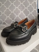 Mokasyny PALAZZO-6530-6 czarne roz.37