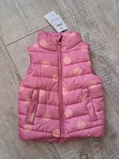 Kamizelka/ ocieplacz/ bezrękawnik dziewczęcy - rozmiar 98