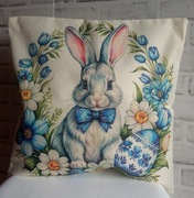 Wielkanocna dekoracyjna poszewka na poduszkę 