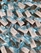 Świeca - miś, podziękowanie