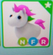 Unicorn adopt me ride neony fly