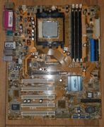 Płyta ASUS K8N + Sempron 2500 1 4ghz Soket 754 AGP 8X - RETRO