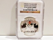 20 zł 1996 - MILENIUM GDAŃSKA, NGC PF 69 UC