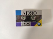 Kasety TDK AD 90 3pack (1987)